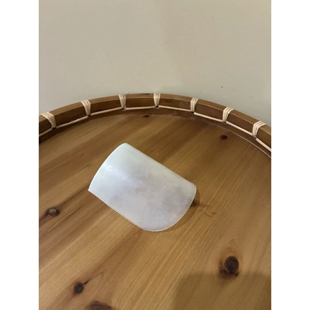 Vintage TUPPERWARE #292-4 CLEAR SHEER 4” ROCKER SCOOP FLOUR SUGAR KITCHEN USA